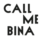 Call me Bina Logo schwarz